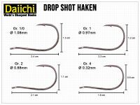 Daiichi Drop Shot Hooks (Black Nickel)