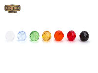 6 mm facetted Glass Beads